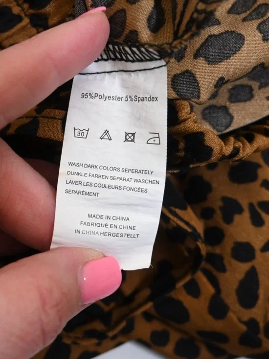 BlueTime Women's L Animal Print Maxi Skirt - Picture 7 of 7